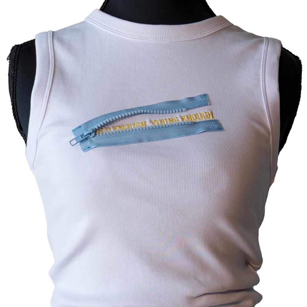 Ribbed T “Old Enough Young Enough”